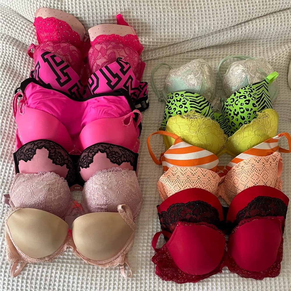 All 34D. Message for individual pictures. $20 each or bundle 3+ for $15/each.